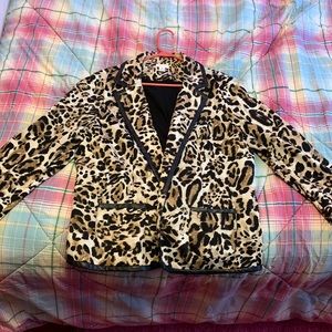 Leopard print dress/work jacket